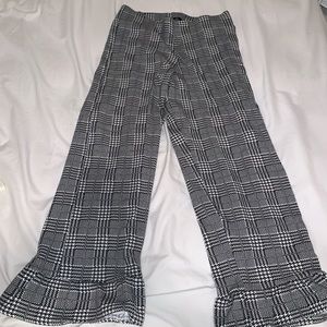 topshop black work pants